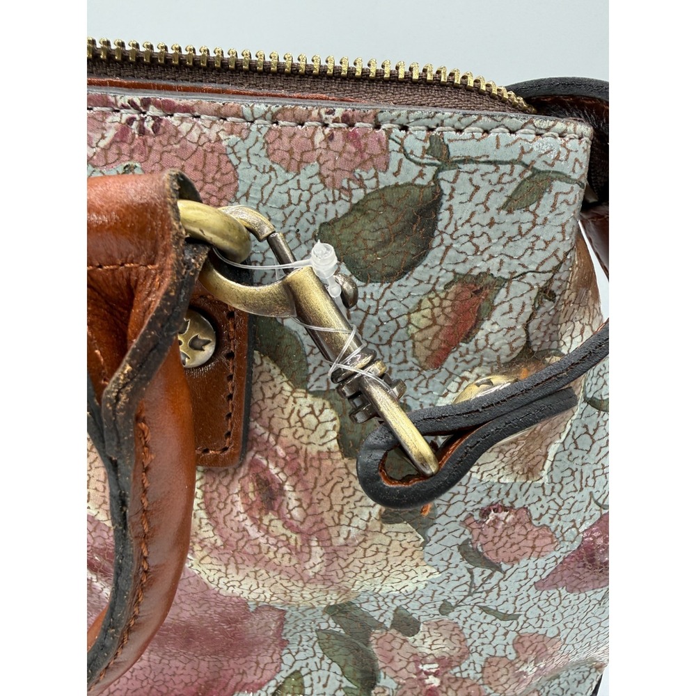 Patricia NASH CRACKLED ROSE  Leather Angela  CROSSBODY PURSE BAG PRETTY! - Picture 7 of 13